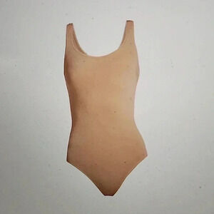WOLFORD DESERT SHAPING ATHLEISURE BODYSUIT SIZE S